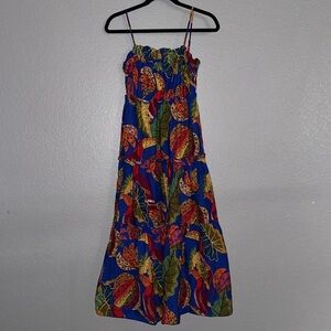 forever 21 floral tiered maxi dress Lace-Trim Satin Floral Maxi Dress PINK/MULTI / XS